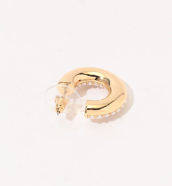 TOMORROWLAND GOODS「Kenneth Jay Lane Pearl Post Hoops ピアス」|ピアス|