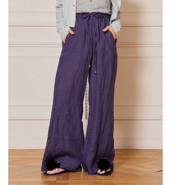 IENA LA BOUCLE「IENA LA BOUCLE リネンブロードイージーパンツ」|その他|