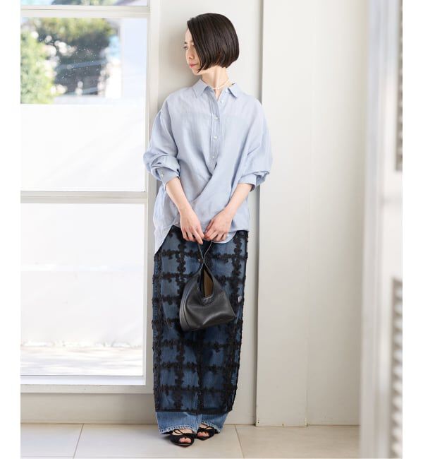 IENA「ラミーリヨセル2wayシャツ」|シャツ・ブラウス|