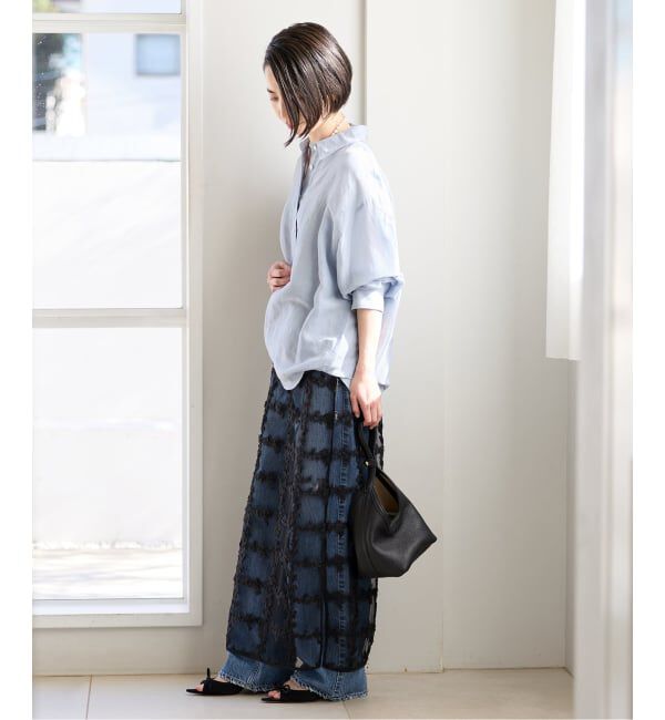 IENA「ラミーリヨセル2wayシャツ」|シャツ・ブラウス|