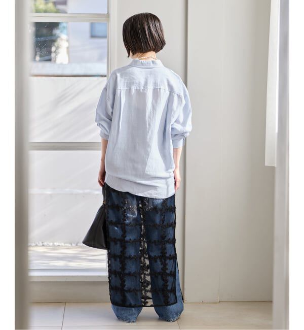 IENA「ラミーリヨセル2wayシャツ」|シャツ・ブラウス|