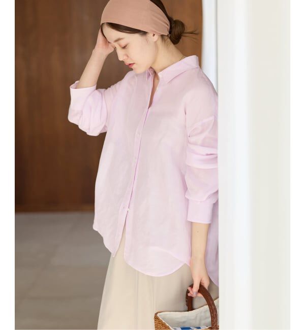 IENA「ラミーリヨセル2wayシャツ」|シャツ・ブラウス|