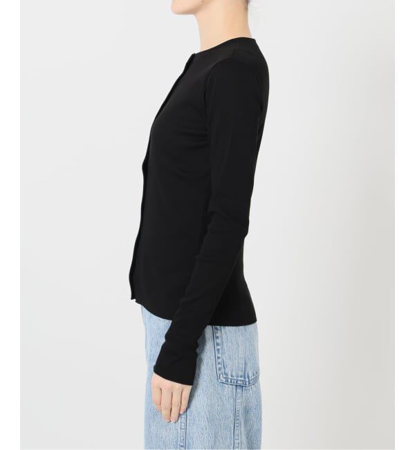 IENA LA BOUCLE「IENA LA BOUCLE コットンリブカーディガン」|カーディガン|