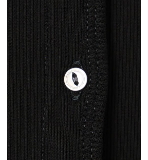 IENA LA BOUCLE「IENA LA BOUCLE コットンリブカーディガン」|カーディガン|