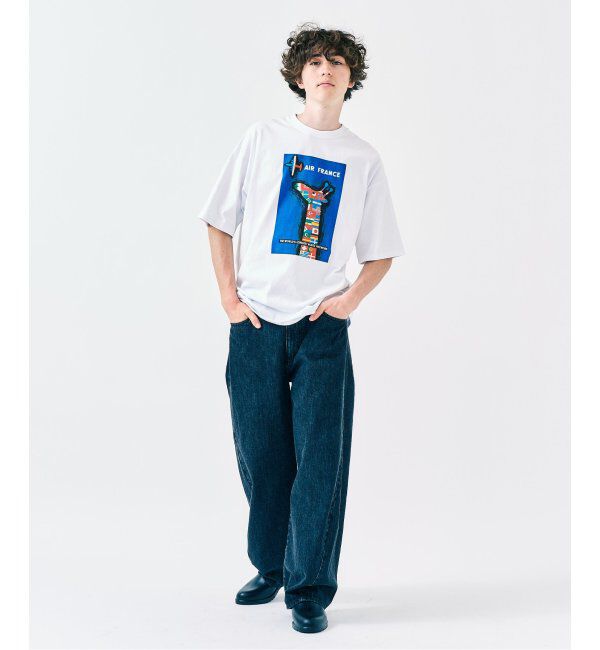 417 EDIFICE「SAVIGNAC サヴィニャック別注 French Company プリントTシャツ 1」|Tシャツ・カットソー|