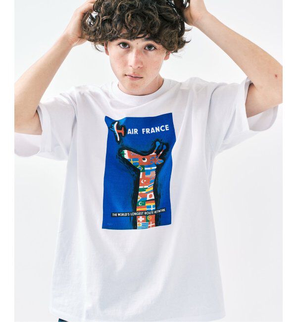 417 EDIFICE「SAVIGNAC サヴィニャック別注 French Company プリントTシャツ 1」|Tシャツ・カットソー|