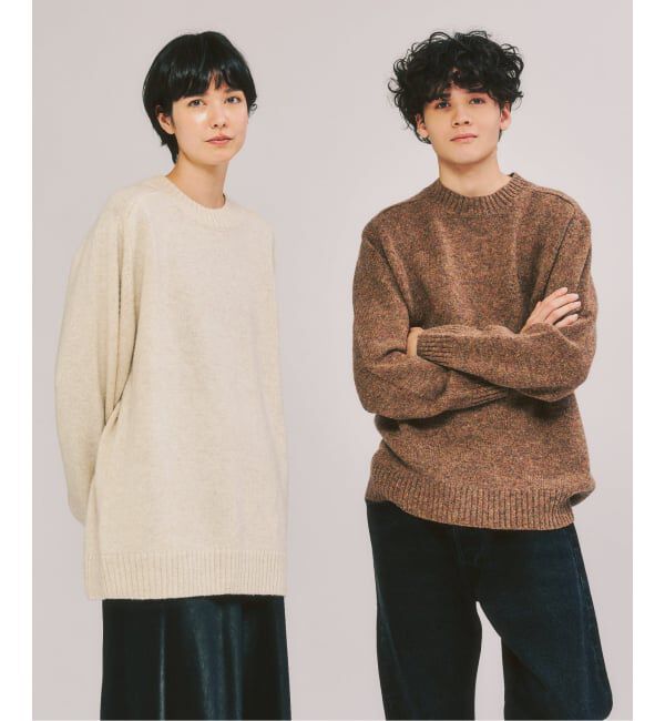 417 EDIFICE「Shaggy Dog / シャギードッグ クルーネックニット」|ニット・セーター|