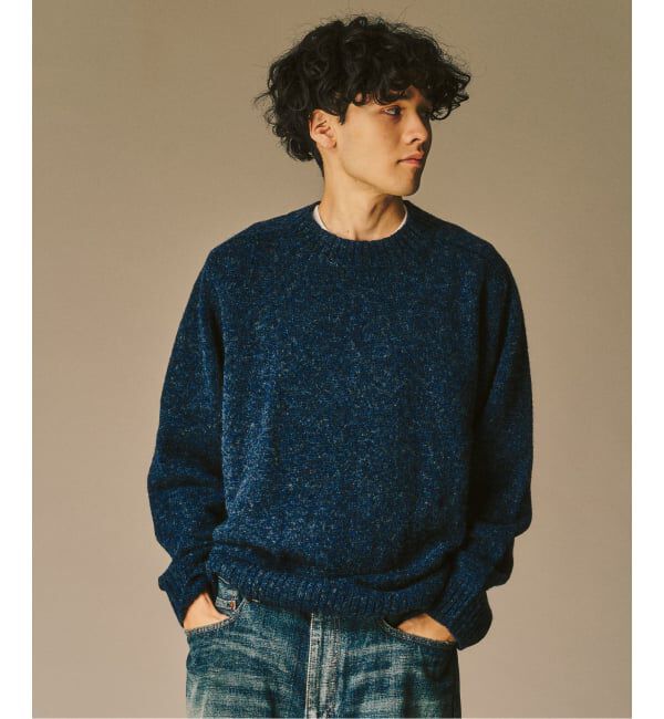 417 EDIFICE「Shaggy Dog / シャギードッグ クルーネックニット」|ニット・セーター|