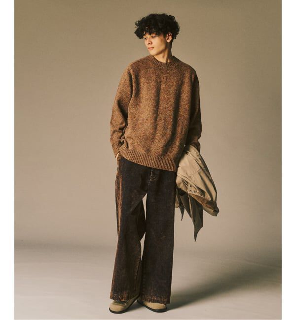 417 EDIFICE「Shaggy Dog / シャギードッグ クルーネックニット」|ニット・セーター|