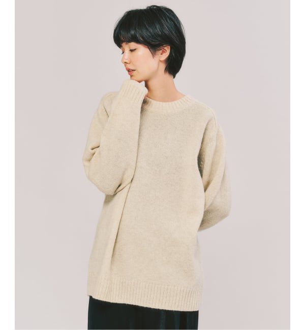 417 EDIFICE「Shaggy Dog / シャギードッグ クルーネックニット」|ニット・セーター|