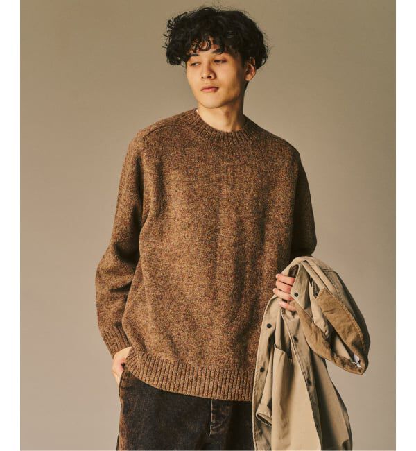 417 EDIFICE「Shaggy Dog / シャギードッグ クルーネックニット」|ニット・セーター|