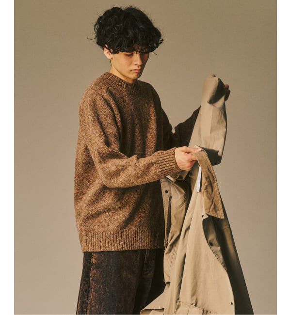 417 EDIFICE「Shaggy Dog / シャギードッグ クルーネックニット」|ニット・セーター|