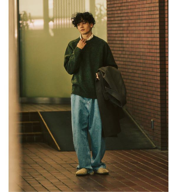 417 EDIFICE「Shaggy Dog / シャギードッグ クルーネックニット」|ニット・セーター|