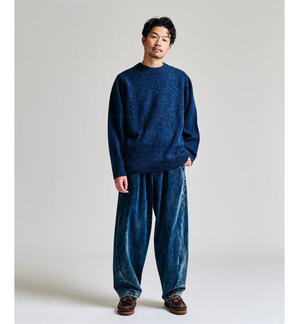 417 EDIFICE「Shaggy Dog / シャギードッグ クルーネックニット」|ニット・セーター|