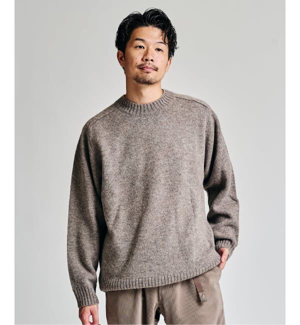 417 EDIFICE「Shaggy Dog / シャギードッグ クルーネックニット」|ニット・セーター|
