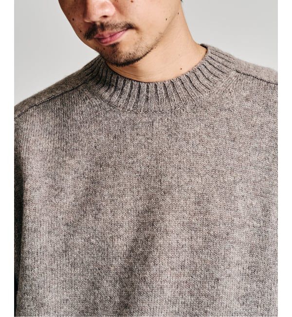 417 EDIFICE「Shaggy Dog / シャギードッグ クルーネックニット」|ニット・セーター|