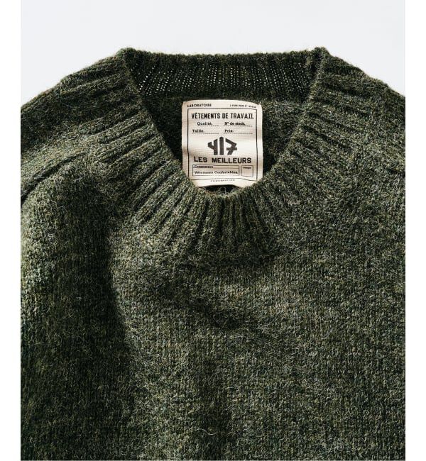 417 EDIFICE「Shaggy Dog / シャギードッグ クルーネックニット」|ニット・セーター|