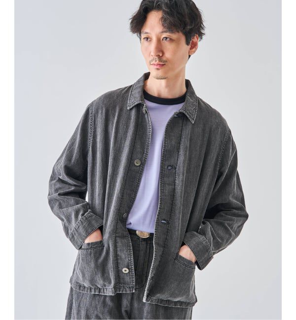 EDIFICE「SEYA.(セヤ) 別注 DOCK JACKET LINEN DENIM」|デニムジャケット|