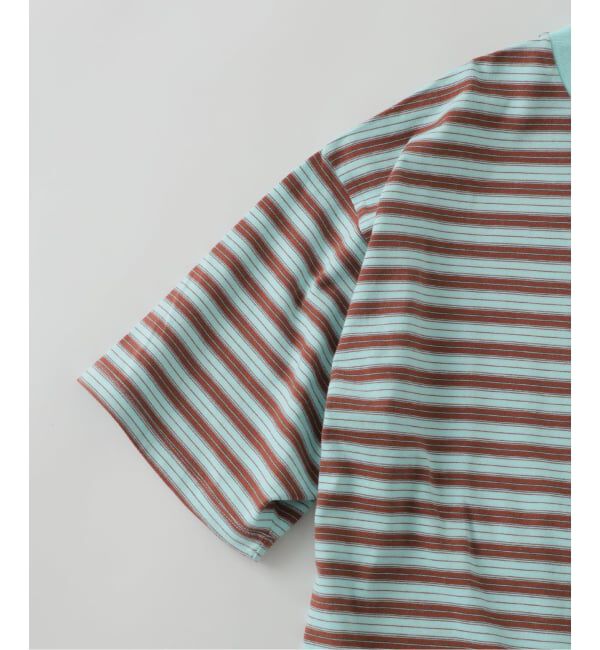 J.S.Homestead「《予約》BRENT / ブレント 別注 ボーダー ポケット Tシャツ 2」|Tシャツ・カットソー|