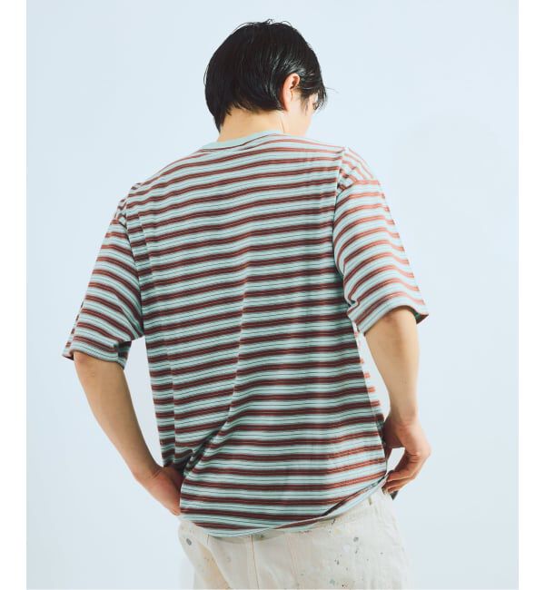 J.S.Homestead「《予約》BRENT / ブレント 別注 ボーダー ポケット Tシャツ 2」|Tシャツ・カットソー|