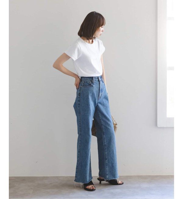 NOBLE「《追加》スビンコットンスムースコンパクトTシャツ 2」|Tシャツ・カットソー|