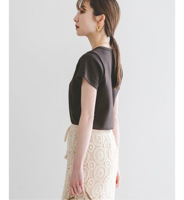 NOBLE「《追加》スビンコットンスムースコンパクトTシャツ 2」|Tシャツ・カットソー|