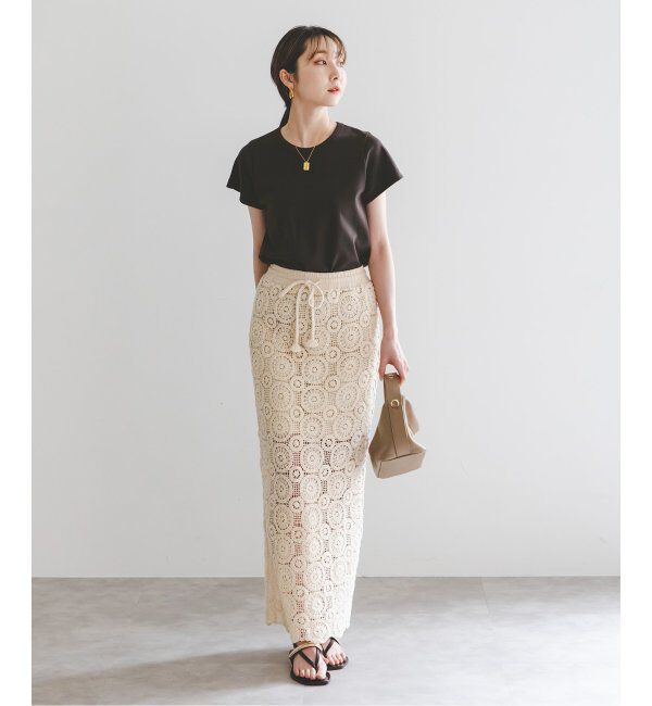 NOBLE「《追加》スビンコットンスムースコンパクトTシャツ 2」|Tシャツ・カットソー|