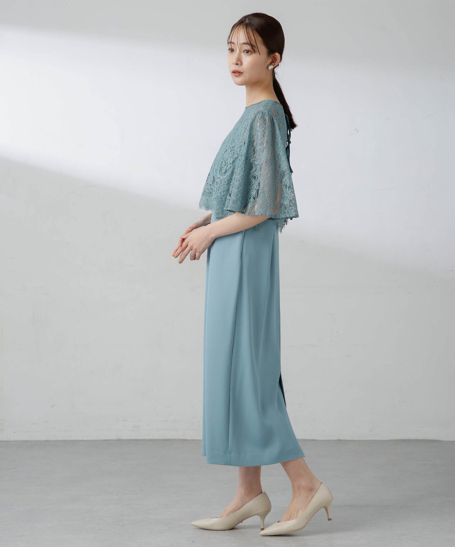 nano･universe「troisiemechaco/パネルレース ダブルクロス 3WAYワンピース」|ワンピース|