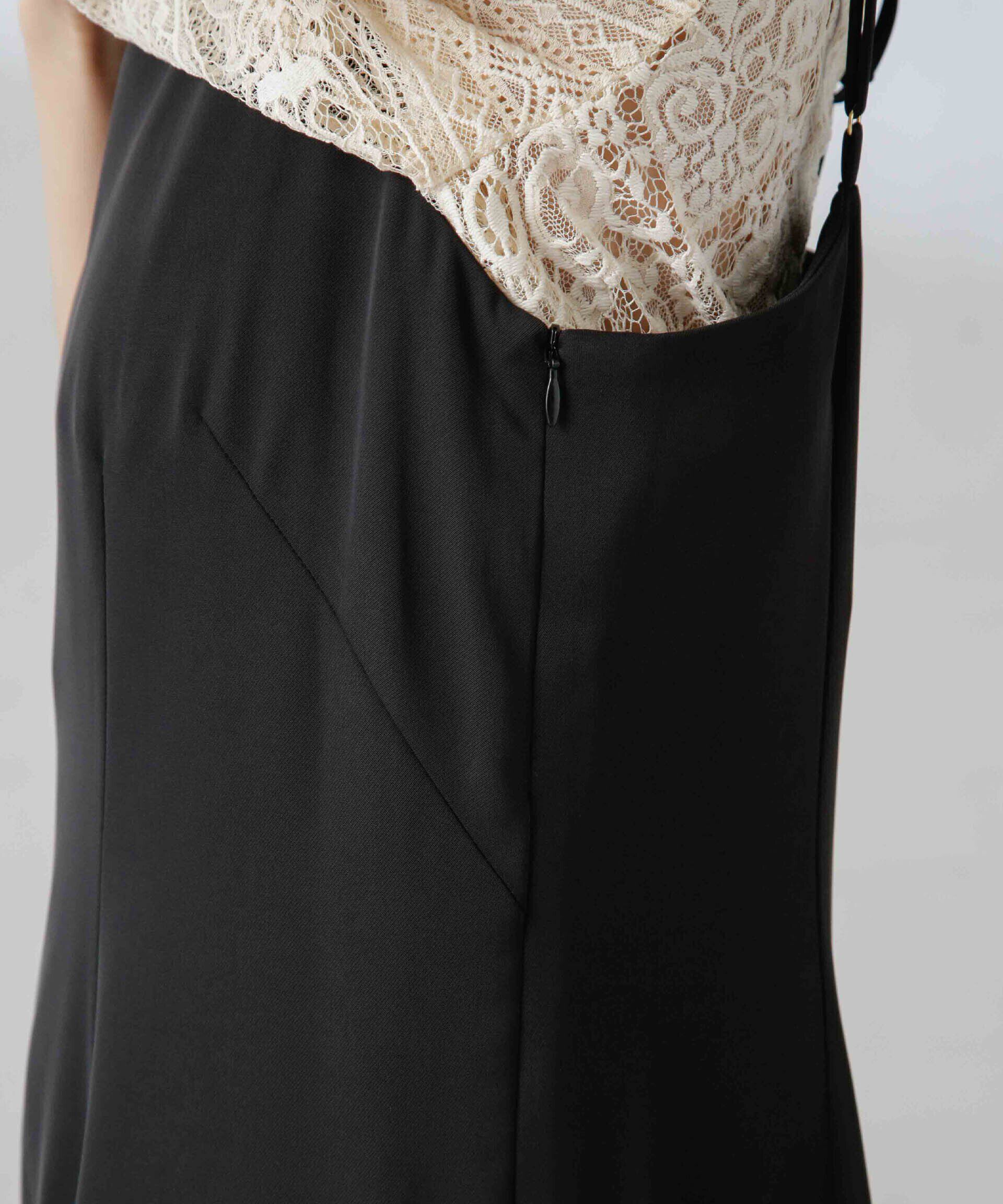 nano･universe「troisiemechaco/パネルレース ダブルクロス 3WAYワンピース」|ワンピース|