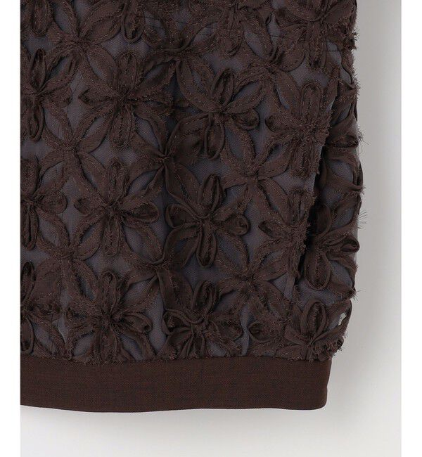 自由区「【SHIHOさん着用・展示会人気No.1・こだわり素材】テープエンブロイダリー ブルゾン」|ブルゾン・スタジャン|