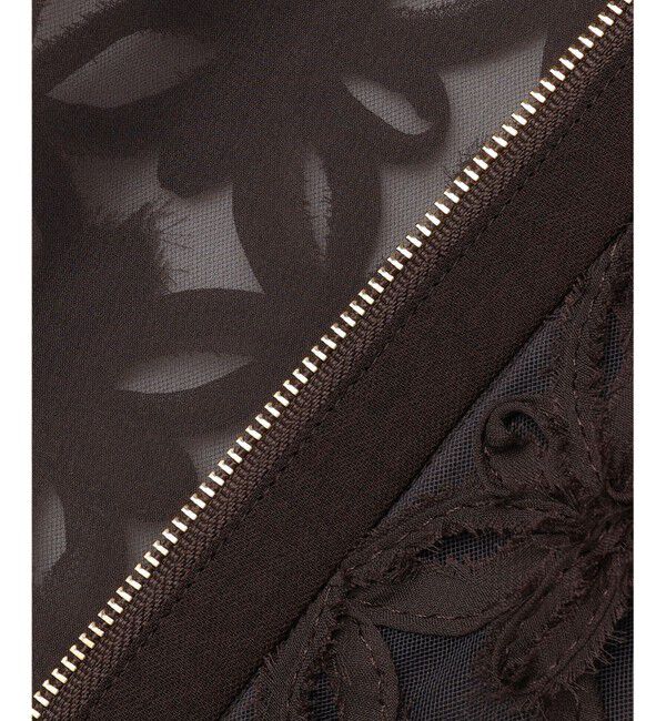 自由区「【SHIHOさん着用・展示会人気No.1・こだわり素材】テープエンブロイダリー ブルゾン」|ブルゾン・スタジャン|