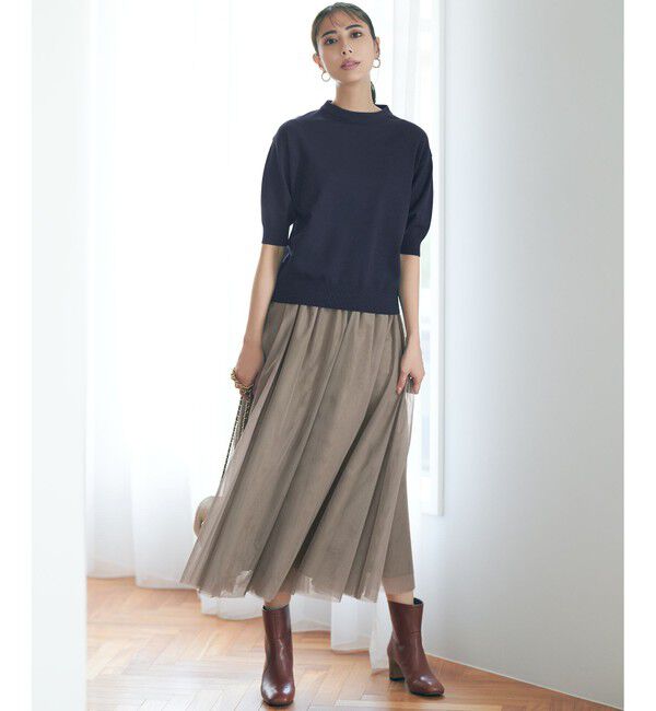 23区「【杏さん着用】ショート ヒール ブーツ」|ショートブーツ|