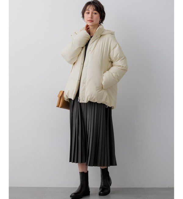 23区「【WEB&一部店舗限定】ステッチレス フーデット ダウン」|ダウン|