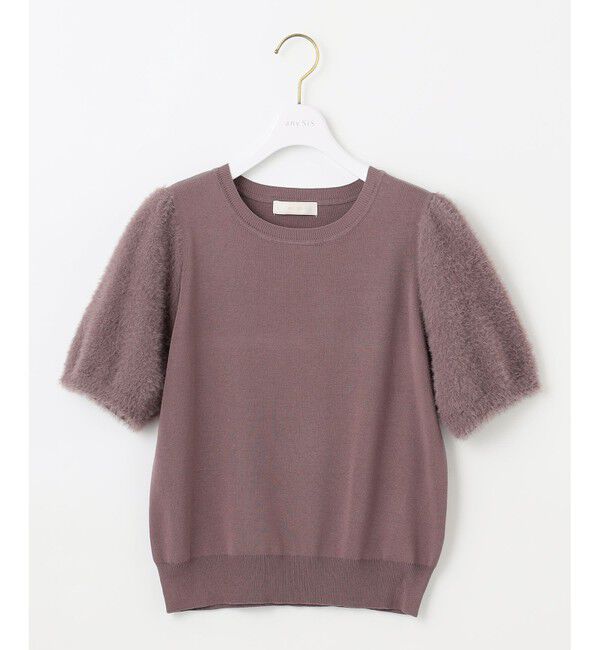ANY SIS「【洗える】シャギースリーブ ニット」|ニット・セーター|