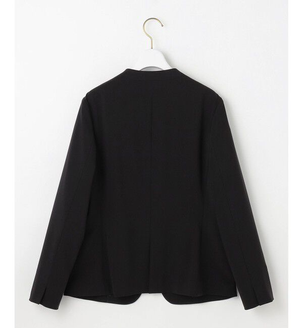 ANY SIS「【洗える】セレモニーダブルクロス カラーレス ジャケット」|ノーカラージャケット|