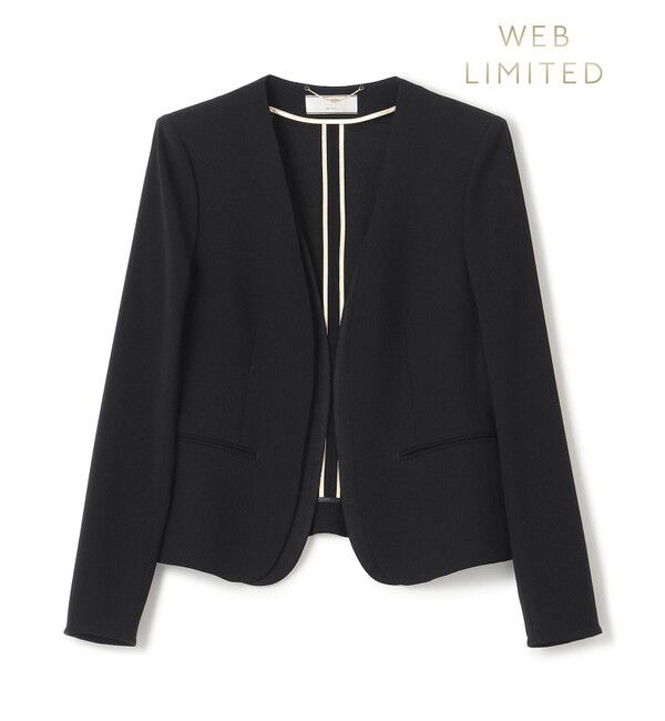 BEIGE,「CINDY / ダブルカラージャケット」|ノーカラージャケット|