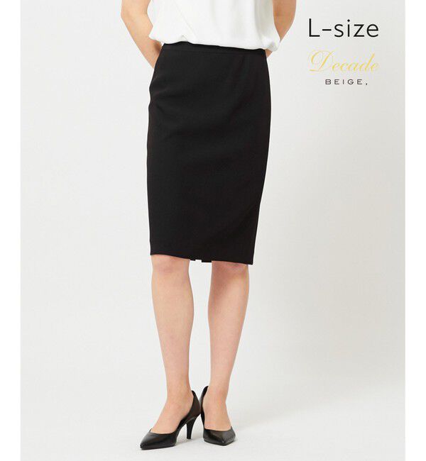 BEIGE,「【L-size】LUIZA / タイトスカート」|スカート|Black