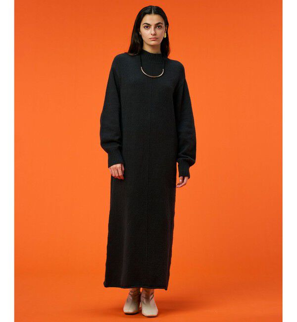 BEIGE,「【洗える】BERTAINA /  ロングニットワンピース」|ワンピース|