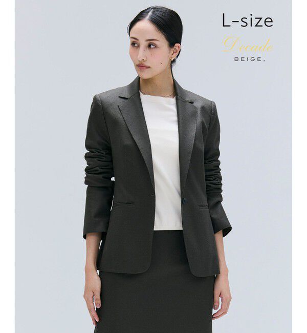 BEIGE,「【Lsize・セットアップ対応】CORBY / ウールテーラードジャケット」|テーラードジャケット|Khaki