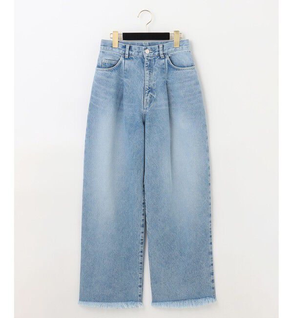  「ワイドコクーンデニムパンツ」|デニム|