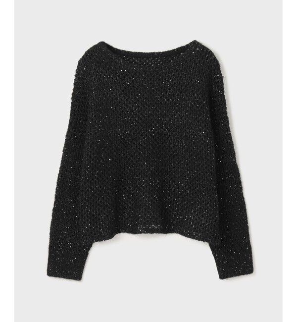 「スパンメッシュニットトップ」|ニット・セーター|