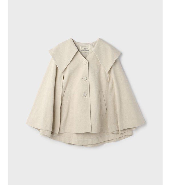 GRACE CONTINENTAL「リネンオックスケープジャケット」|その他|