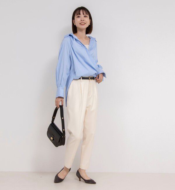 NOLLEY'S「ウォッシャブル裏起毛タックスリムパンツ」|その他|