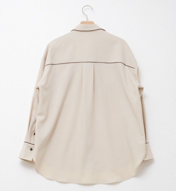 MAQWEL「【MAQWEL/マクウェル】パイピングシャツ」|シャツ・ブラウス|