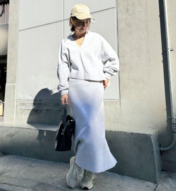 NOLLEY'S「《手洗い可能》《セットアップ対応》スウェットライク2WAYニットスカート」|スカート|