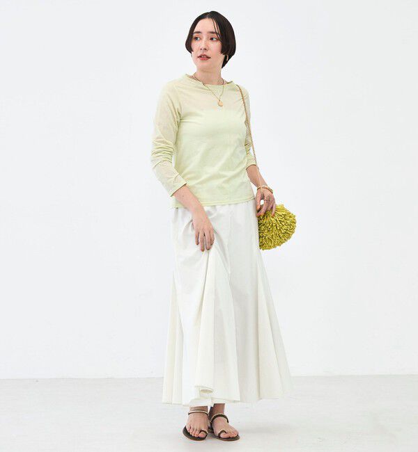 NOLLEY'S「ウォッシャブル綿ナイロンシアーロンＴ」|Tシャツ・カットソー|