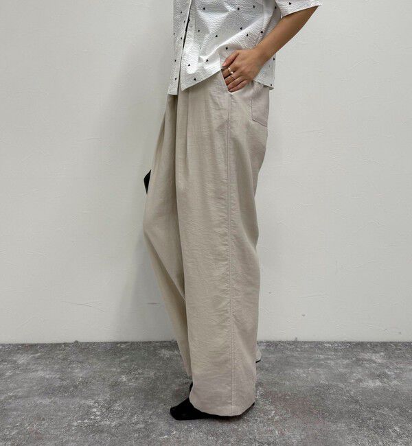 fredy emue「ドライタンブラーイージースラックスパンツ」|スラックス|