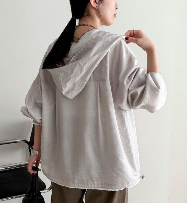 fredy emue「ストライプアノラックシャツブルゾン」|シャツ・ブラウス|