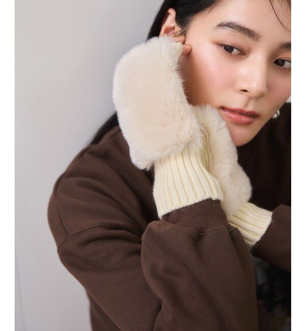 VIS「フィンガーレスファーアームウォーマー」|手袋|