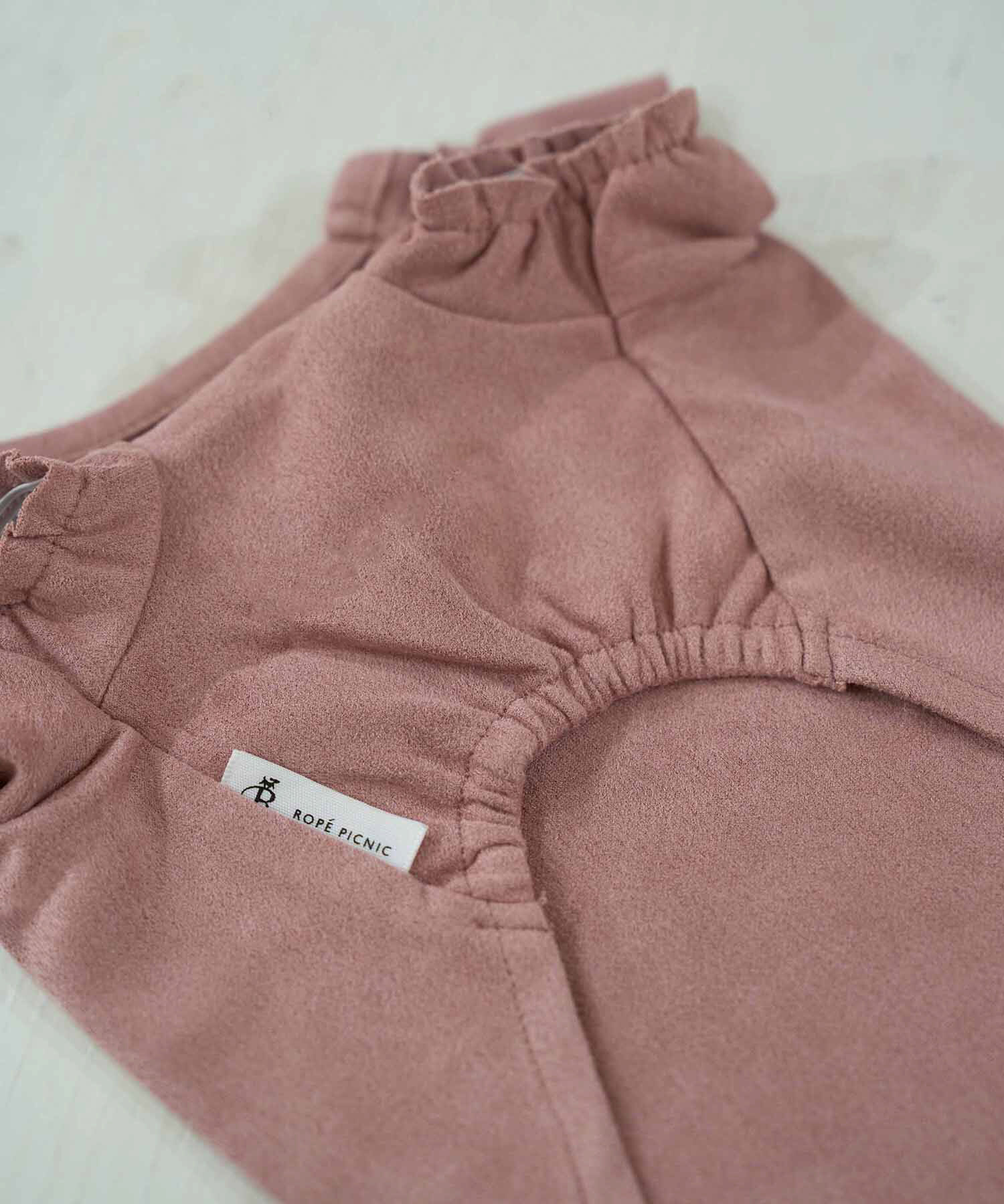 ROPE PICNIC PASSAGE「【DOG】フェイクスエードフリルワンピース」|その他|